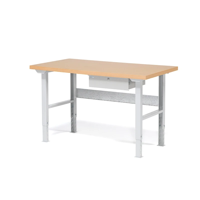Dielenský stôl Robust so zásuvkou, 1500x800 mm