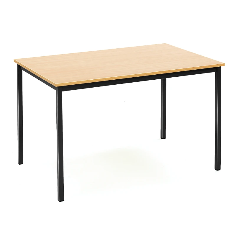 Jedálenský stôl JAMIE, s 22 mm hrubou laminovanou doskou, 1200 x 800 mm,
