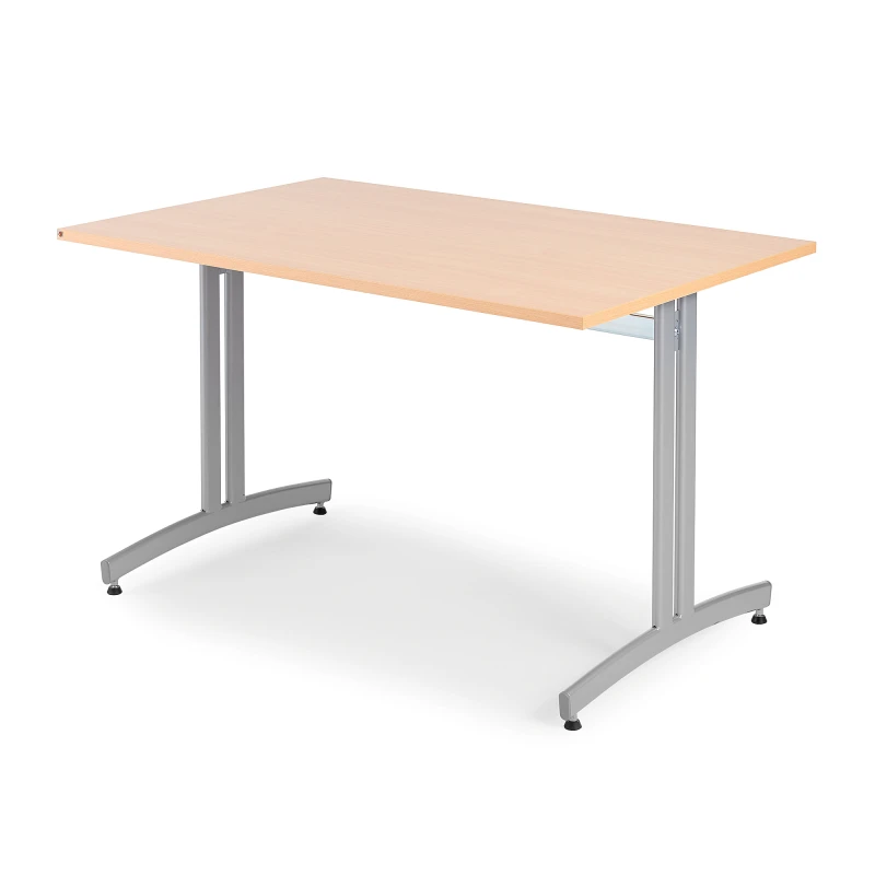 Jedálenský stôl SANNA, 1200x800 mm, buk / šedá