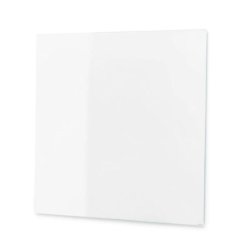 Sklenená magnetická tabuľa STELLA, 1000x1000 mm, biela