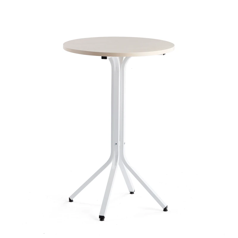 Stôl VARIOUS, Ø700x1050 mm, biela, breza