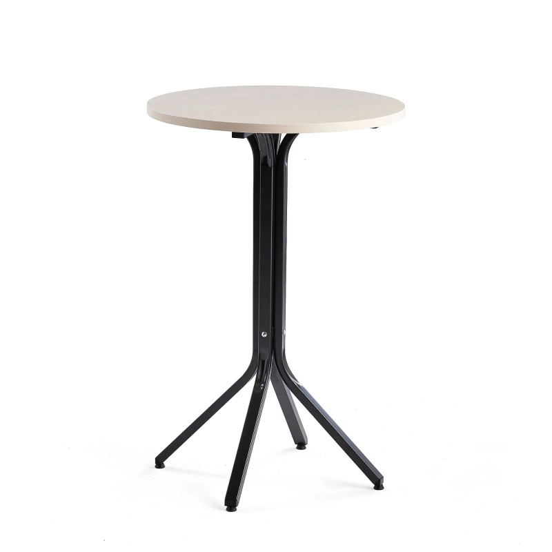 Stôl VARIOUS, Ø700x1050 mm, čierna, breza
