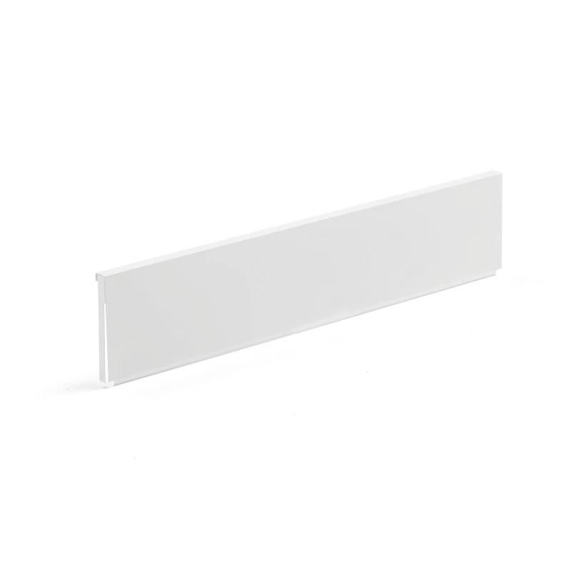 Vrchná tabuľka SHOP, jednostranná, 190x900 mm, biela